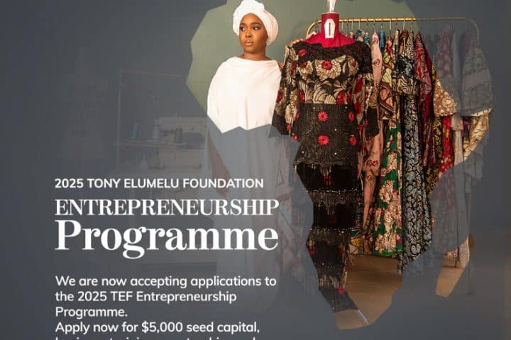 Tony Elumelu Foundation Opens Applications For 2025 Entrepreneurship Programmes