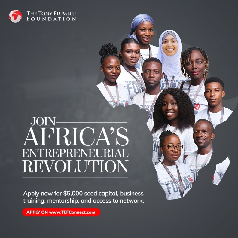 Tony Elumelu Foundation Opens Applications For 2025 Entrepreneurship Programmes