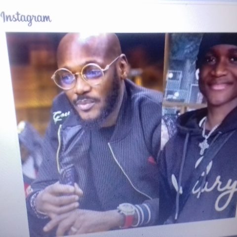 2Baba with his first son Nino