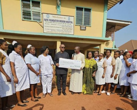 Obi Donates Another N20m To Faith Foundation Hospital College Of Nursing Building Project In Nsukka