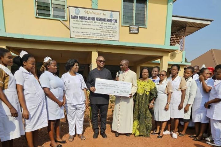 Obi Donates Another N20m To Faith Foundation Hospital College Of Nursing Building Project In Nsukka