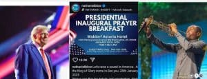 Pastor Bassey flashes invitation poster