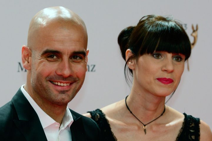 Pep Guadiola and wife Cristina Serra