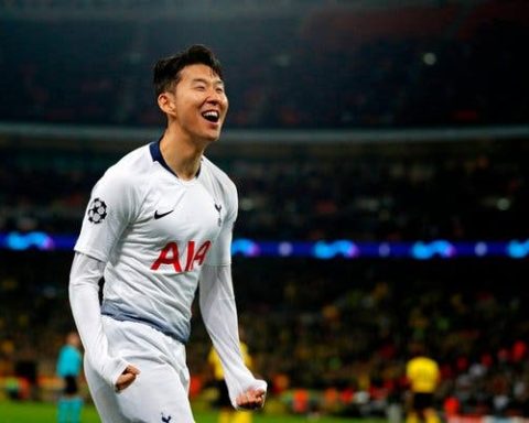 Tottenham forward Heung Min Son