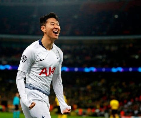 Tottenham forward Heung Min Son