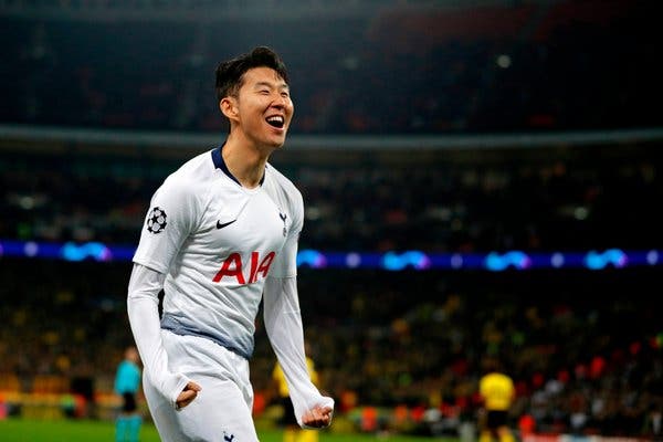 Tottenham forward Heung Min Son