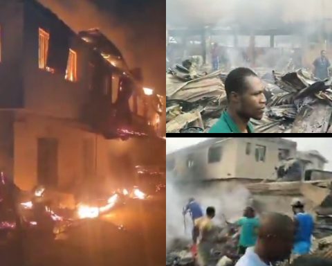 Traders Lament As Fire Consumes Millions Of Naira Goods Buildings In Anambra Market