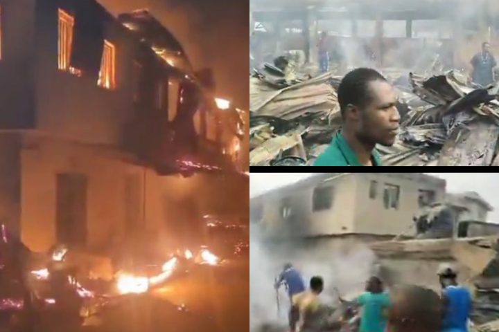 Traders Lament As Fire Consumes Millions Of Naira Goods Buildings In Anambra Market