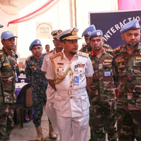 Bangladesh Chief of Naval Staff stresses need for peace in South Sudan during first visit to UNMISS