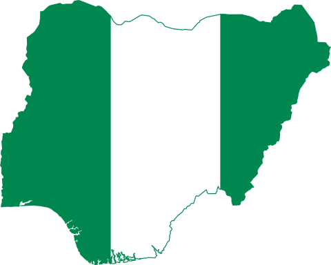 map of Nigeria svg