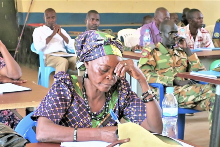 Tambura community members trained by UNMISS to protect civilians during conflict