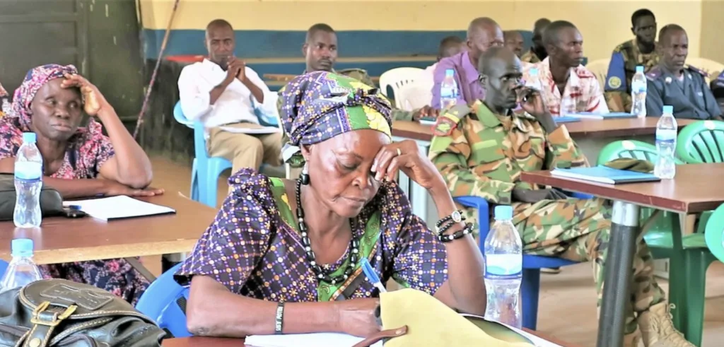 Tambura community members trained by UNMISS to protect civilians during conflict