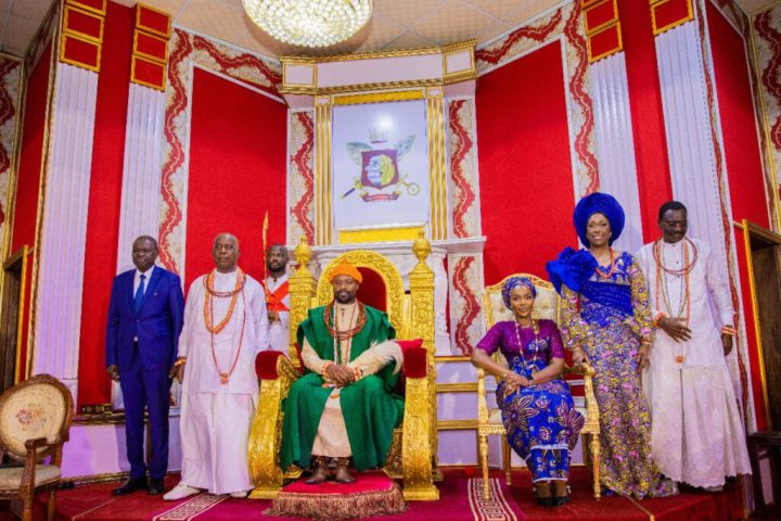 Their Majesties Ogiame Atuwatse III and Olori Atuwatse III Host Senator Fanny Moussokoura Chantal in a Landmark Visit to Warri Kingdom