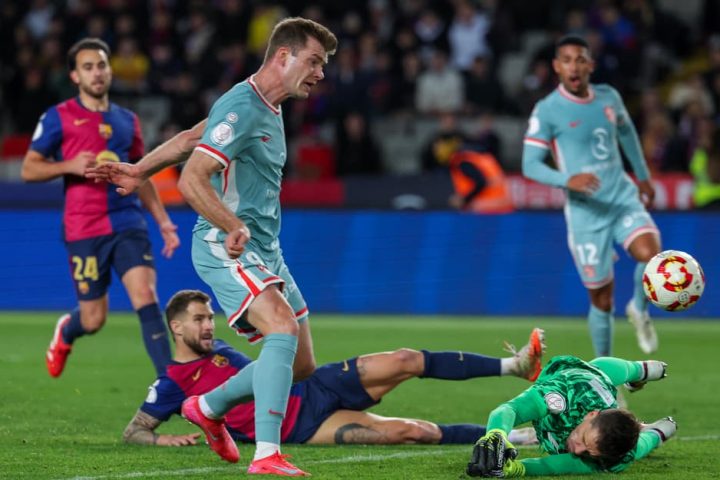 Alexander Sorloth just loves scoring against Barcelona