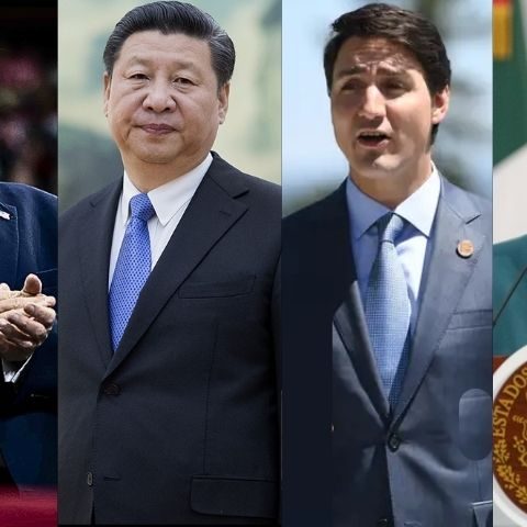 China Canada Mexico Vow Retaliation Against Sweeping US Tariffs