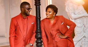 Funke Akindele and Abdulrasheed Bello akaJJC Skillz