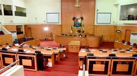 Tension In Lagos Assembly As Security Operatives Baricade Complex