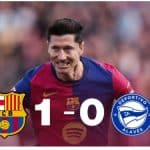 Lewandowski’s Goal Secures Barcelona Narrow Win