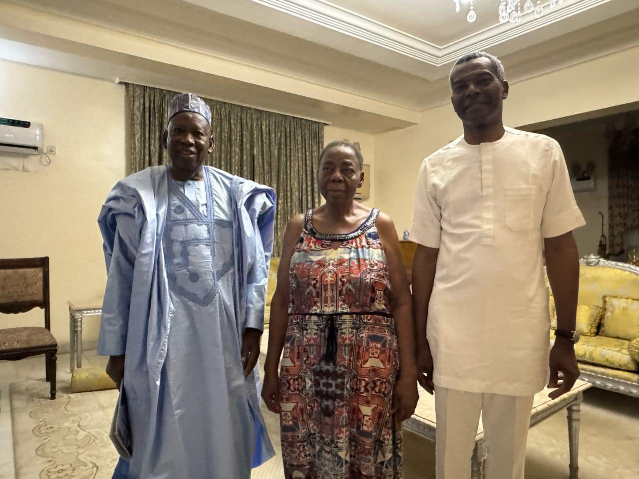 APC National Chairman, Ganduje, Pays Condolence Visit To Nze Duru