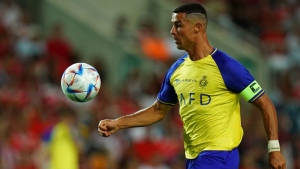 Al-Nassr forward Ronaldo clock 40 