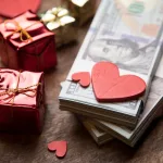 valentine s day money business concept