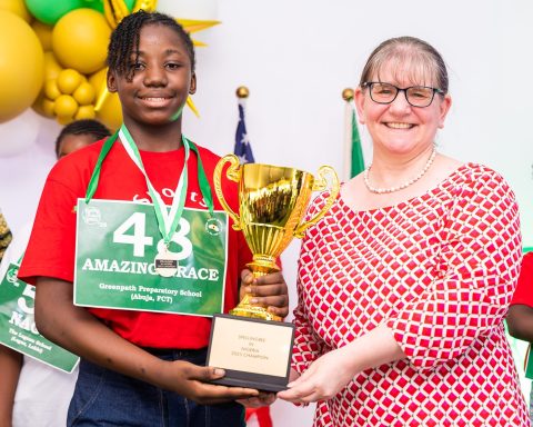 U.S. Consulate Hosts Inaugural Spellingbee In Nigeria Finals, Celebrates 11-Year-old Champion  