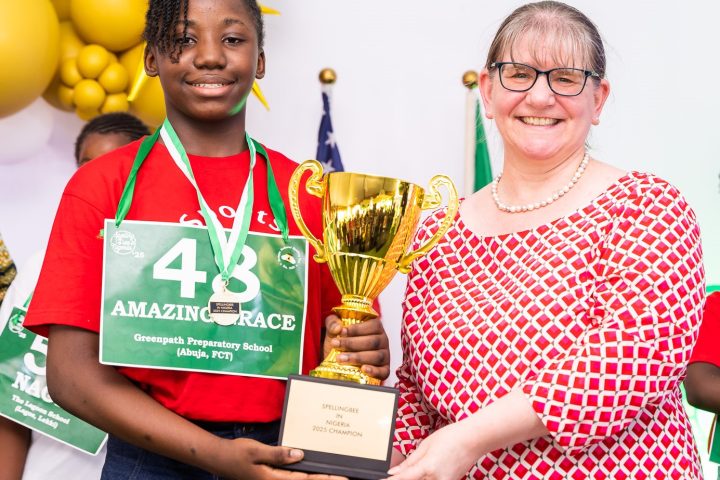 U.S. Consulate Hosts Inaugural Spellingbee In Nigeria Finals, Celebrates 11-Year-old Champion  