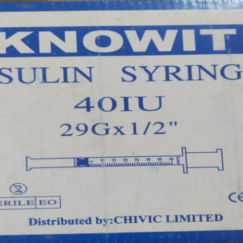 NAFDAC Alerts Nigerians About Fake Knowit Insulin Syringe In Circulation