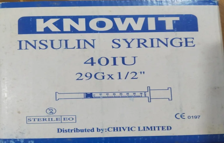 NAFDAC Alerts Nigerians About Fake Knowit Insulin Syringe In Circulation