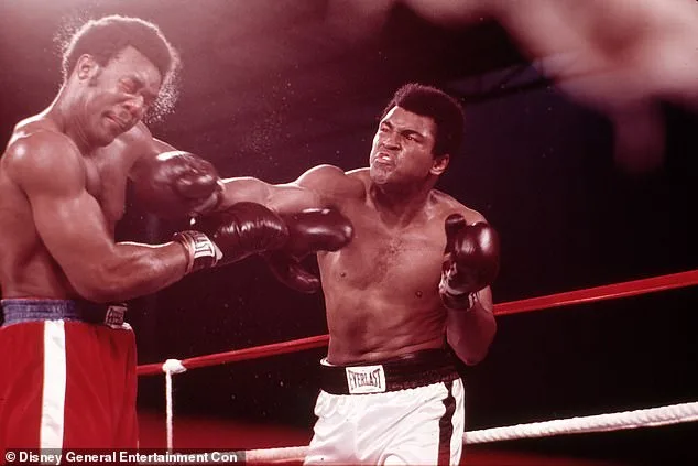 Foreman (left) battled Muhammad Ali in the iconic 'Rumble in the Jungle' in 1974