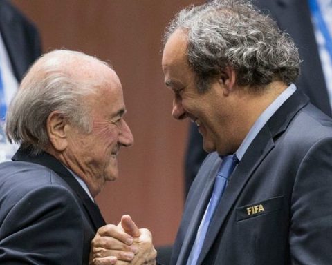 Sepp Blatter (left) and Michel Platini (right) during their days running FIFA and UEFA respectively