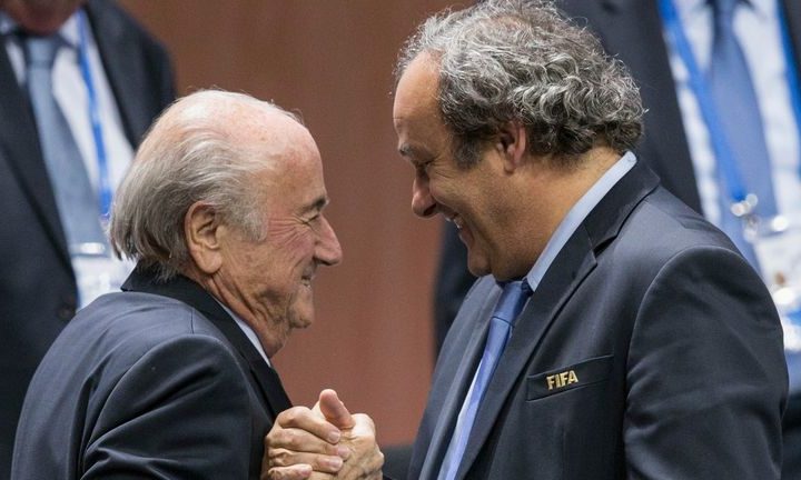 Sepp Blatter (left) and Michel Platini (right) during their days running FIFA and UEFA respectively