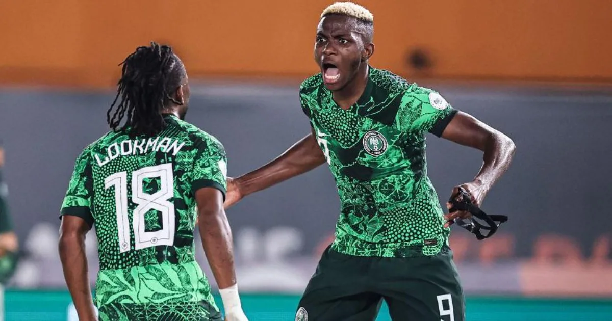 Super Eagles duo Victor Osimhen and Ademola Lookman