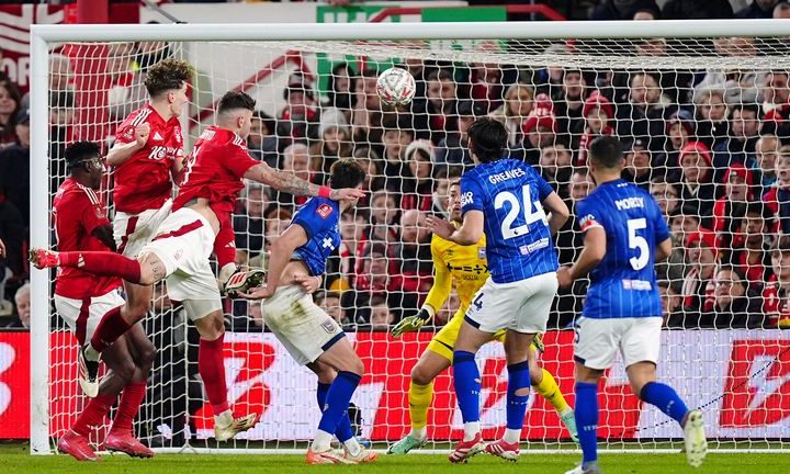 Taiwo Awoniyi involved in the goal mouth battle that edged out Ipswich