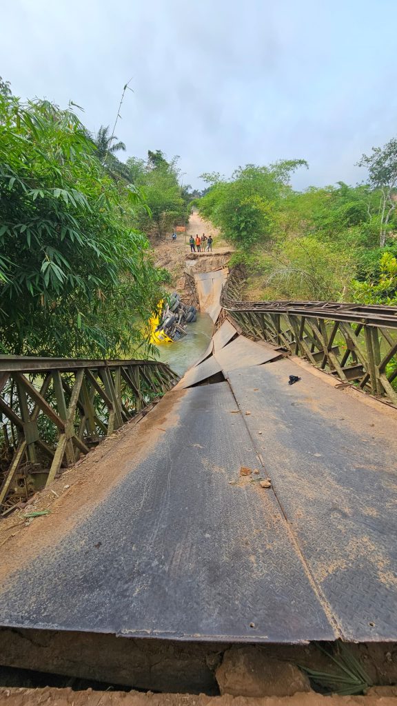 Ulasi Bridge that collapsed in Nnewi South Anambra State