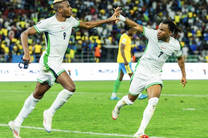 osimhen brace hands Eagles super victory